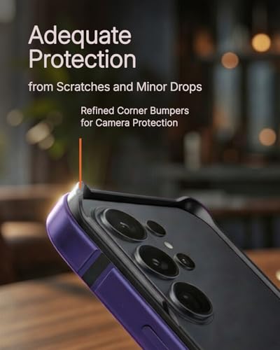 Image of RAEGR Case | Anodized Aluminum Bumper | Edge Armor Protective Minimal Case Designed for Galaxy S26 Ultra (2026) - Purple RG10660