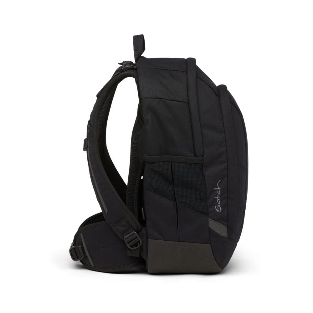 Satch Air Schulrucksack Set 3tlg. inkl. Schlamperbox und Sporttasche (Blackjack)