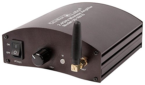 2.4GHz Wireless Audio Receiver with 20W x 2CH Amplifier