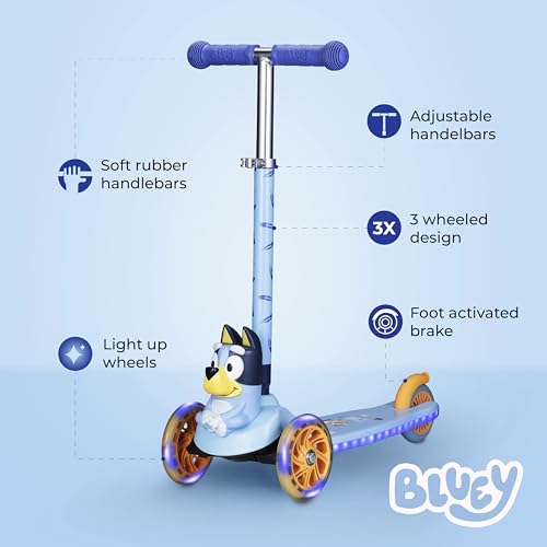 Image of Kick Scooter for Kids, 3 Wheel Self Balancing, Light Up LED Wheels