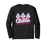 Chillin Ice Cream Daytona Beach Chillin Fun Daytona Beach Long Sleeve T-Shirt