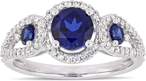 Bague saphir bleu fait main en argent 925 le cadeau de mariage idéal