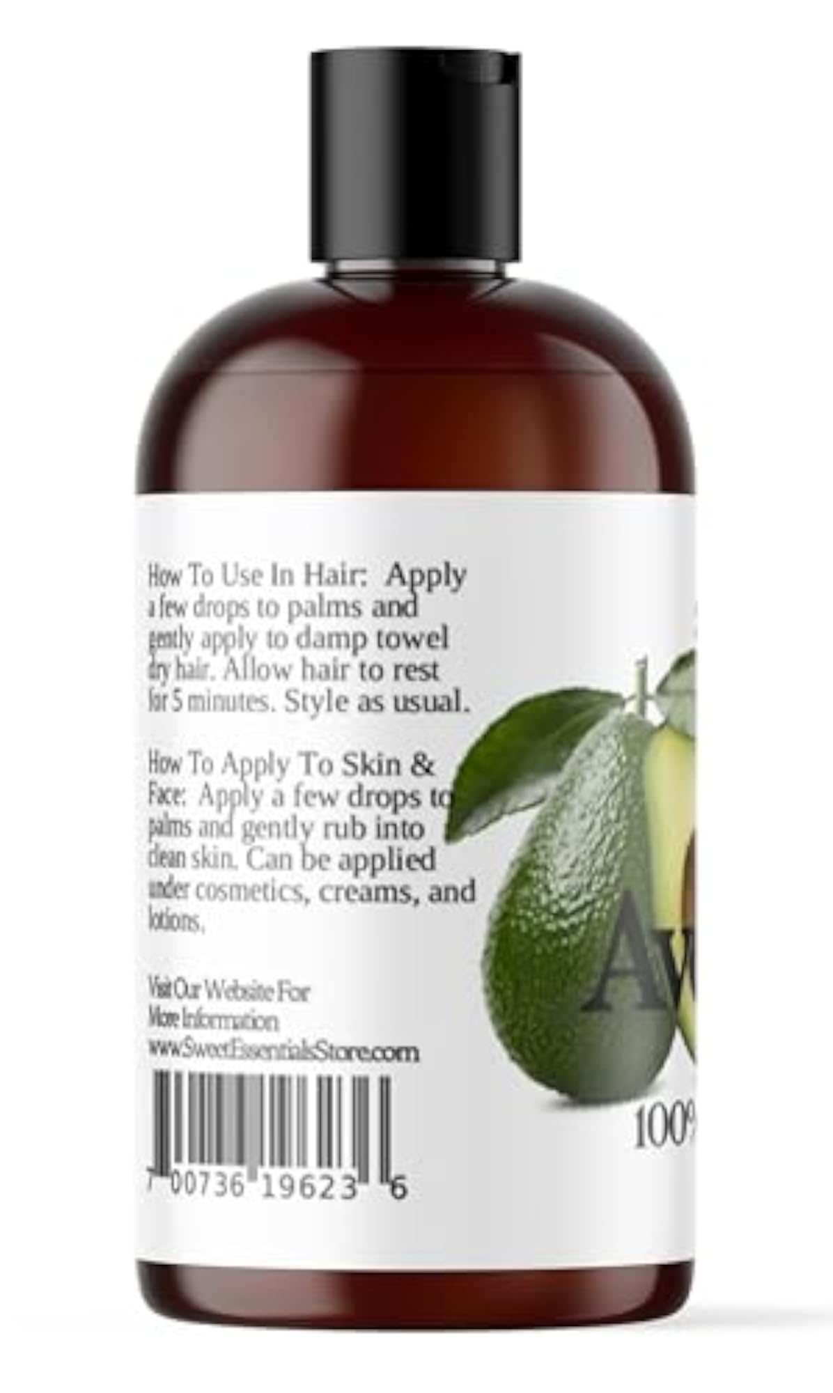 Extra Virgin Organic Avocado Oil - 100% Pure