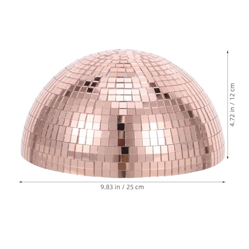 Bola Espejada Media: Globo Reflectante 3D de Ciencia Ficción Interstelar - Decoración para Fiesta Retro de los Años 70 y 80, Boda o Cumpleaños - Bola Espejada Autoadhesiva de 9,84 pulgadas miniatura 2