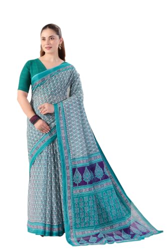 Image of TAMAIRA FASHION Mulmul Pure Cotton Saree For Woman |Office Wear Daily Wear Sarees For Women Without Blouse Piece(Available in 19 Colours)
