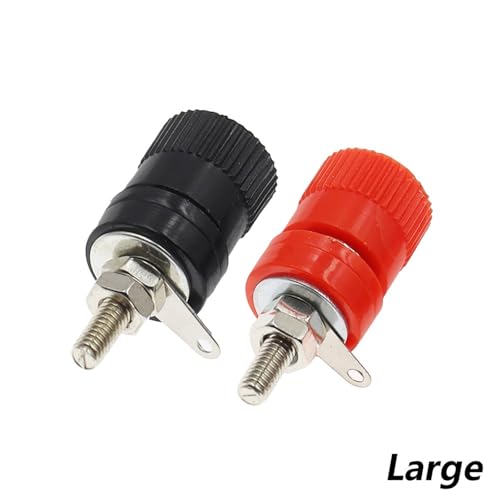 Conector de prueba de 4 mm con poste de unión M4 duradero para panel de laboratorio 2