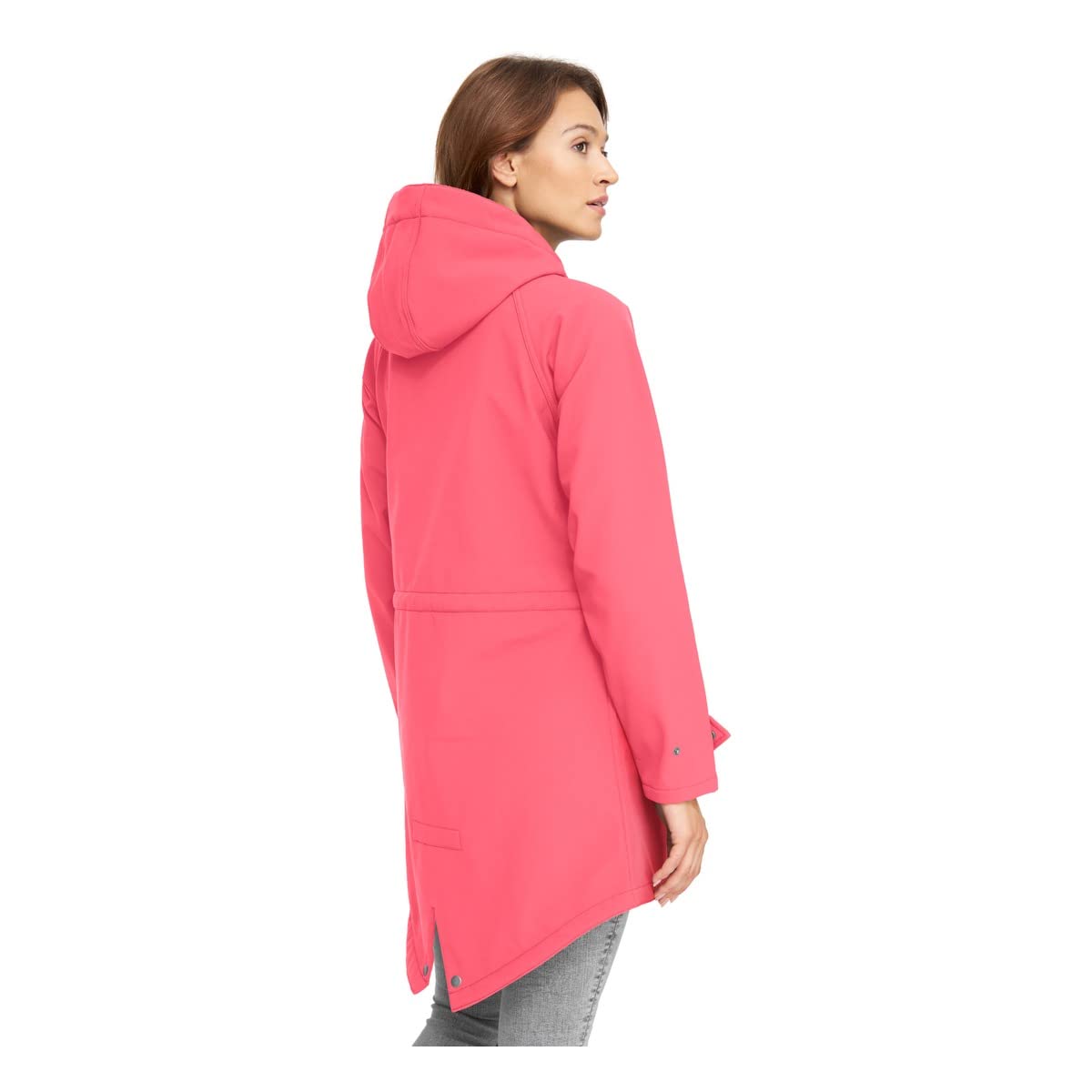 derbe Hamburg Damen Softshelljacke Friese Island Regenjacke Paradise pink/pink Icing pink - 42