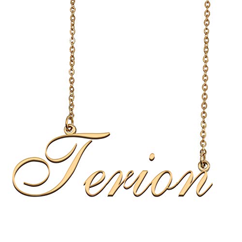 HUAN XUN Customized Charm Pendant Jewelry Any Name Necklace for Grandmother Terion