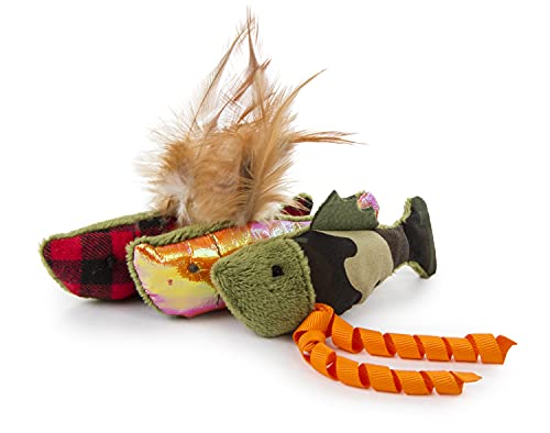 SmartyKat (3 Count Fish Friends Crinkle Catnip Cat Toys - Multi Color, 3 Count - Image 2