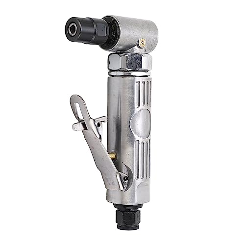 Right Angle Die Grinder, Lightweight 20000RPM Adjustable Speed Pneumatic Grinder Machine for Grinding Deburring Cutting Polishing
