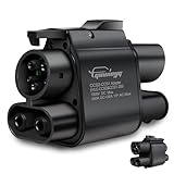 GUWIEYG CCS2 to CCS1 Adapter EV Charger Adpater, DC 1000V 350A CCS2 to CCS1 Plug Car Charging Adapter EV Charger Connector