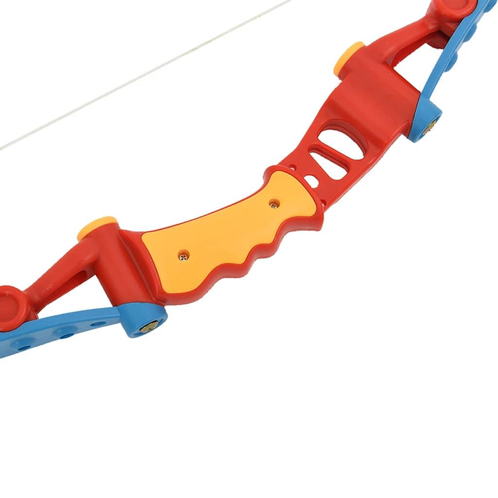Juego de tiro con arco para niños de ABS PP PE, arco de 68 cm, flechas de 41 cm, 3 flechas de ventosa, carcaj, juguete deportivo para juego de movimiento, juego de objetivo, coordinación
