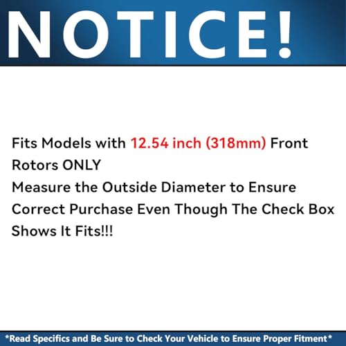 Image of Detroit Axle - Front Brake Kit for 1995-2002 Toyota 4Runner Drilled & | Slotted Disc Brake Rotors Ceramic Brakes Pads 1996 1997 1998 1999 2000 2001 Replacement 12.56 inch Rotor