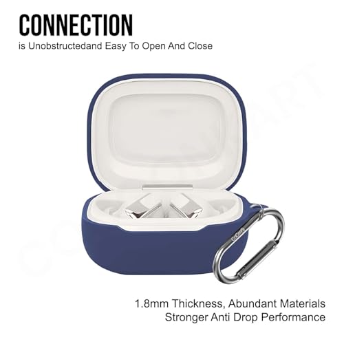 Image of Soft Silicone Case Cover for JBLL Beam 3 | Live Flex 3 | Live Buds 3 (Blue)