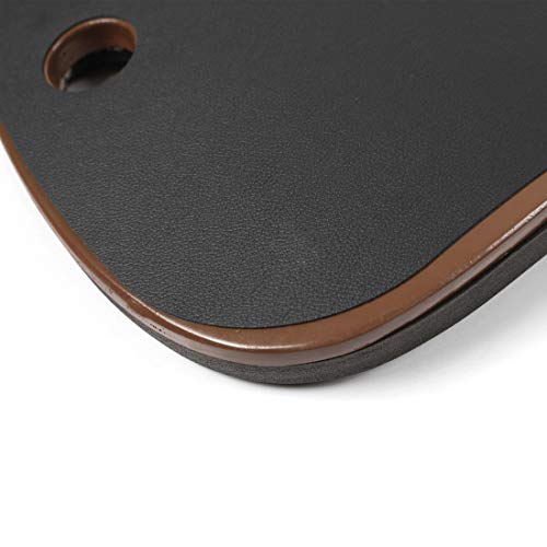 Image of Seville Classics airLIFT Premium Anti Fatigue Wooden Balance Wobble Board Mat w /Massage Points, for Office Standing Desk, Home, Exercise, Therapy, Sports Training, Black, 20 inchW x 14 inchD