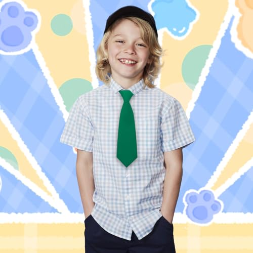 Boys Tie Pre-tied Kids Tie, Adjustable Toddler Tie Solid Color Ties for Boys Accessory School Graduation Party2