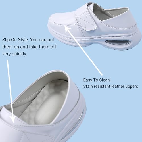 Image of Beita Women's Nurse Shoes Slip On Women's Loafer Shoes Anti Slip Healthcare Work Shoes Lightweight