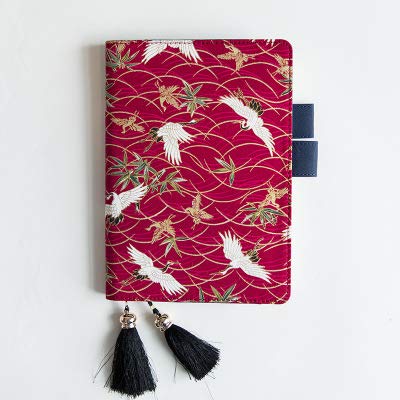 Standard-A5-Tagebuch, Notizbuch, Zubehör, Vintage-Tages- und Wochenplaner, Organizer, Agenda, Journal(Crane A5,With Lined Book)