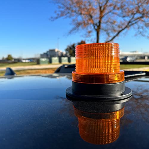 Blazer International 195C48Aw Led Strobe Beacon With Magnetic Base, Amber #TOP6