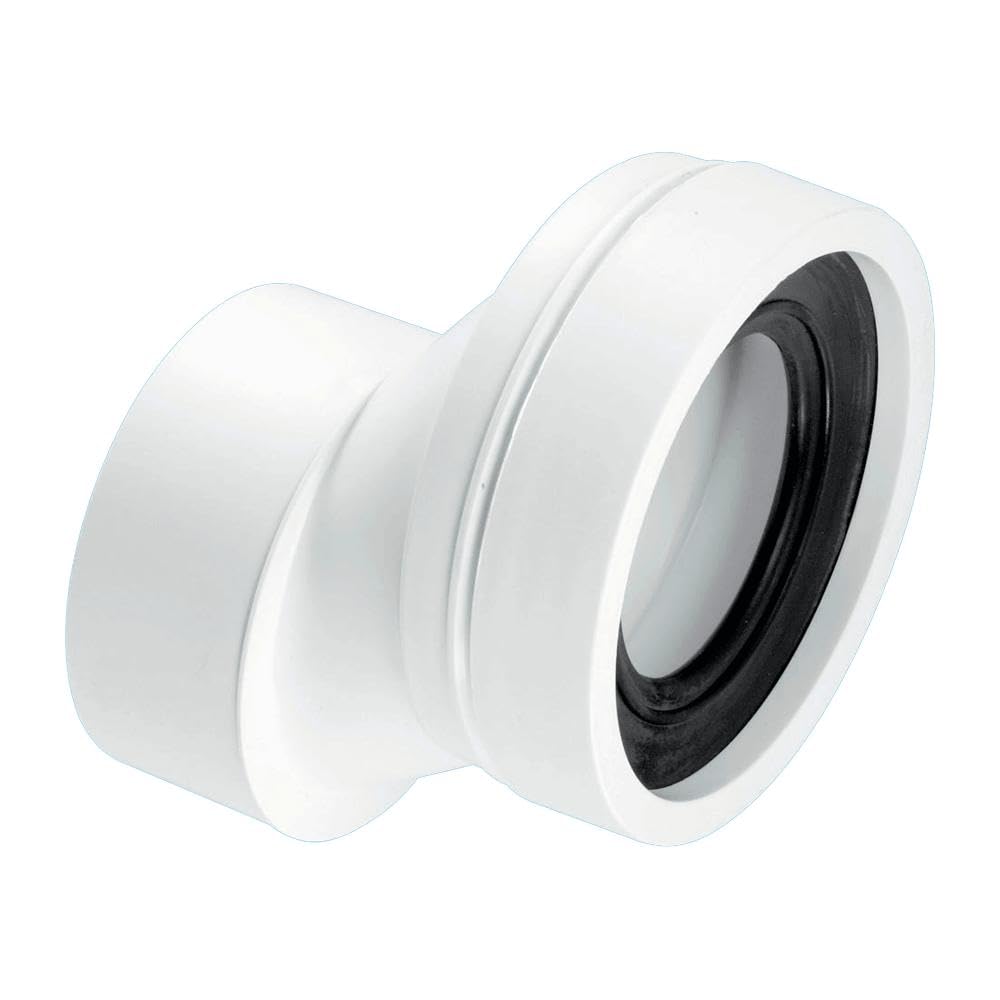 McAlpine WC-CON4B 40mm Offset Pan Connector - Plain End