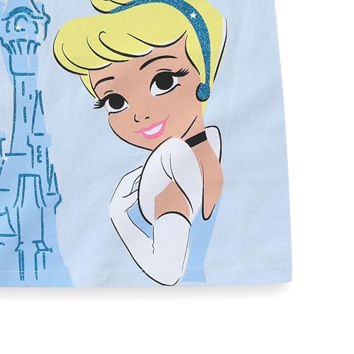 Image of Disney Princess Moana Frozen Birthday Girls T-Shirt for Toddler Big Kids