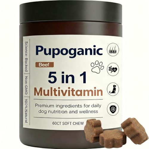 Dog Allergy Chews Multivitamin Itch Relief Chews for Dog Beef Flavor