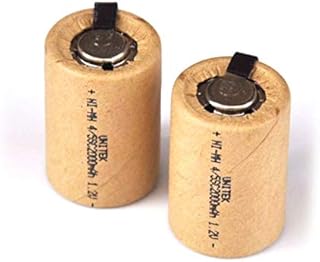 FCQLR Compatible for 3PCS 4/5SC 1.2V Rechargeable Battery 2000mah 4/5 SC Sub C ni-mh nimh Cell with Welding tabs for Electric Drill Screwdriver