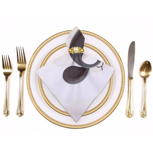 Servilletas de Tela Reutilizables 18x18 Pulgadas Set x4 miniatura 3