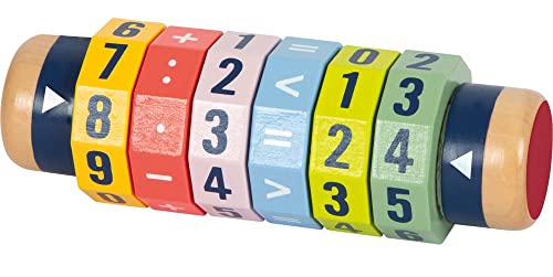 small foot Rechenrolle Kleines 1x1 „Educate“, Grundrechenarten Rechenschieber Abakus Rechenhilfe, ab 6 Jahren, 10527