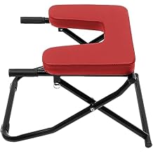 Yoga Headstand Bench, Foldable Yoga Headstand Bench, Yoga Inversion Chair with Comfortable Panel, Inversion Chair for Practice Head Stand, Shoulderstand and Strength Training Red