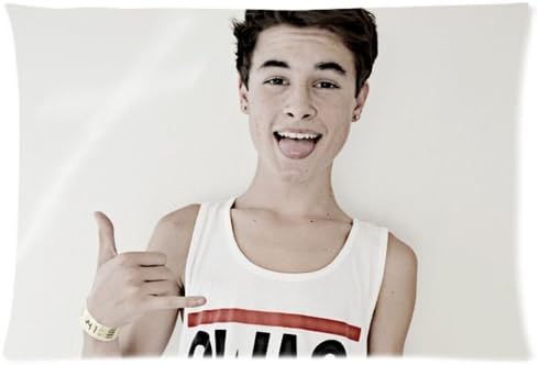Custom Cool Boy Kian Lawley Zipper Pillow Cases 20x30 Inch (Two Sides)