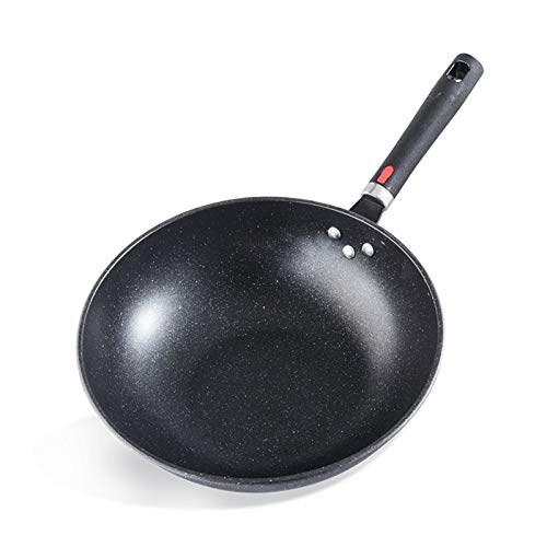 Wok de Hierro Fundido 30 cm Antiadherente Tradicional miniatura 1