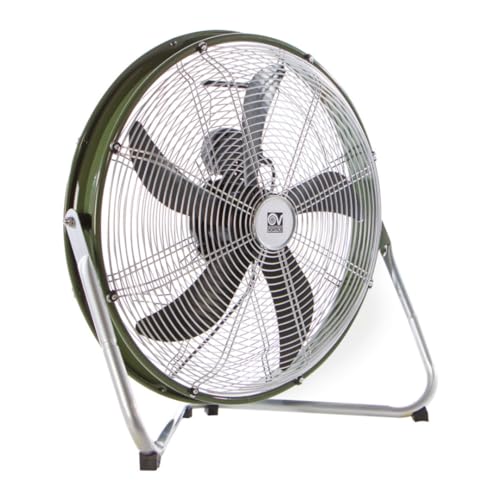 Vortice 60601, Ventilatore da pavimento, Grigio/Verde, 650 x 610 x 280 mm