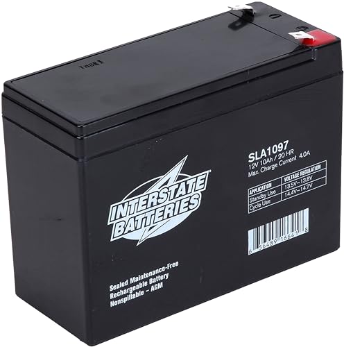 Image of Interstate Batteries SLA Battery 12V 10Ah AGM VRLA (F2 Terminal) SLA1097