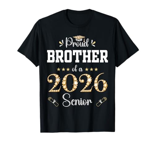 Fier frère d'une Remise de diplôme Senior 2026 T-Shirt