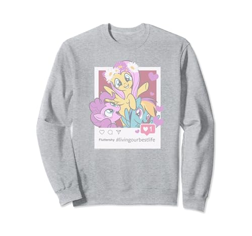 Sweat My Little Pony Friendship Is Magic sweat-shirt imprimé vintage rose