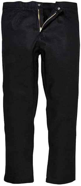 Portwest Men's Bz30 Black Bizweld Trousers - Medium (Regular Leg)