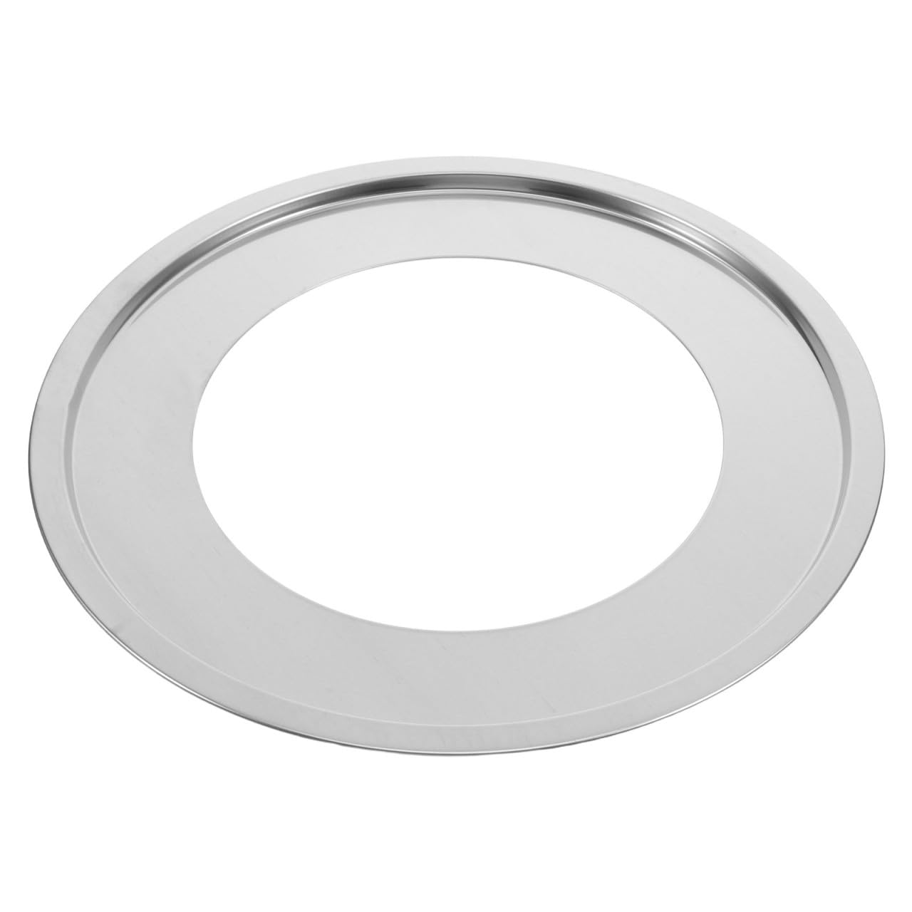 Anello a Forma Rotonda in Acciaio Inossidabile 24cm, Supporto Multifunzione per Cottura a Vapore di Pesce e Crostacei, Adattatore per Pentole e Vaporiere