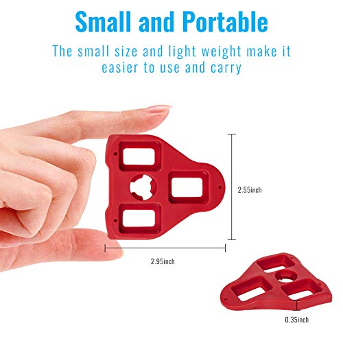 image for beroy Bike Cleats Compatible with Look Delta 9 Degree Float Indoor Cyc