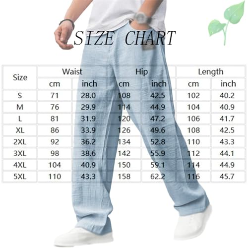 Mokaloha Mens Pants, Pacificozy Men's Casual Fabric Embroidered Logo Drawstring Loose Elastic Waist Pocket Trousers2