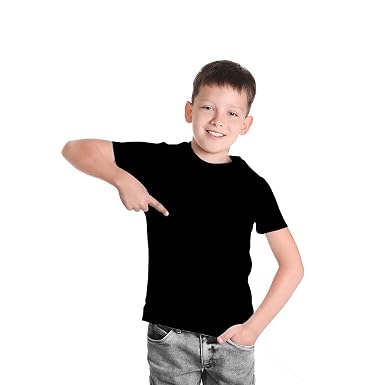 Half Sleeve Solid Kids T Shirts 