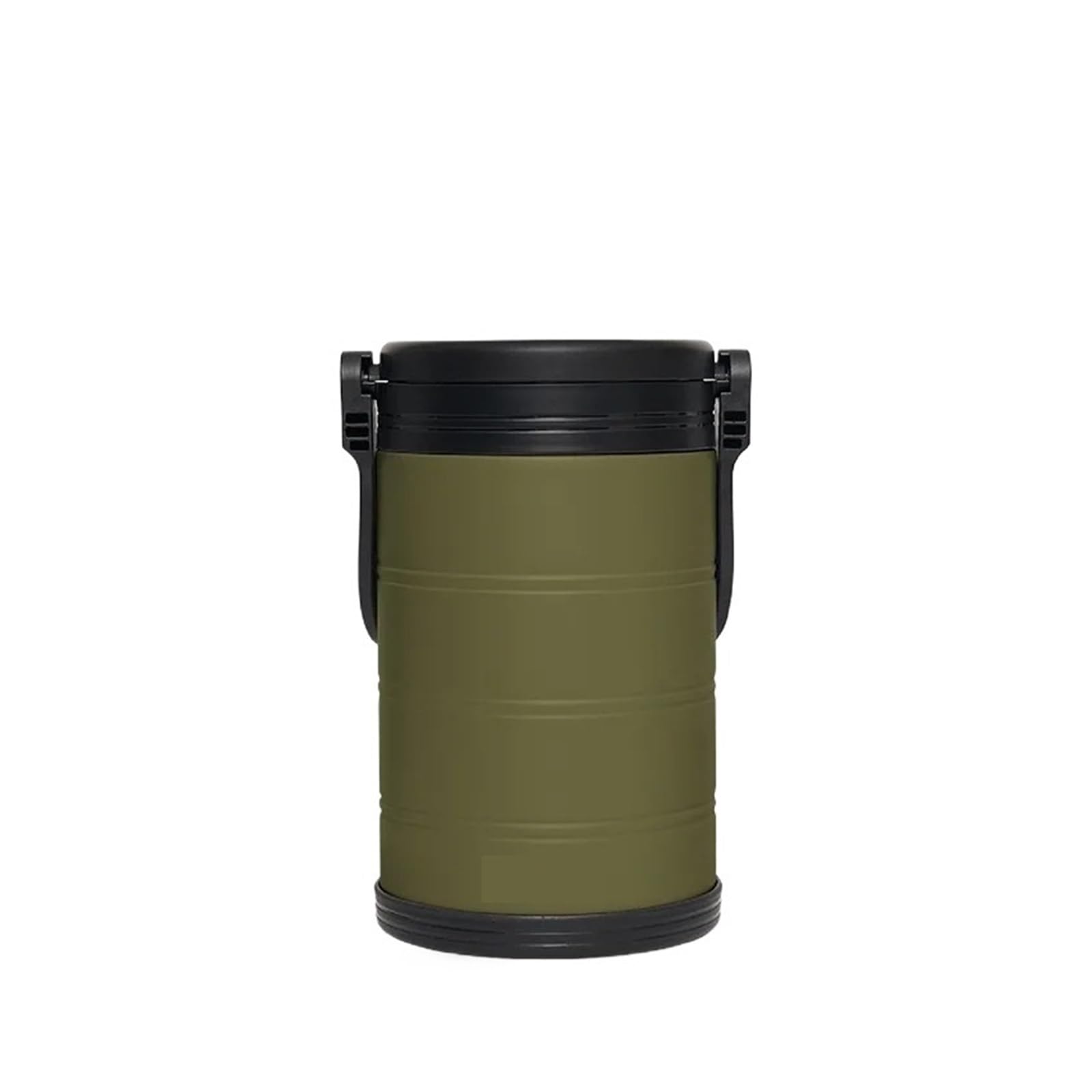Genérico Cubos refrigeradores aislados de 5/6, 6L, Cubo Hielo al vacío portátil Multifuncional Acero Inoxidable 304 for Picnic y Acampada Aire Libre(5L Green)
