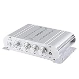 Snsowed デジタル Hi-Fi パワーアンプ 2.1CH サブウーファーステレオオーディオプレーヤー車オートバイ家庭用パワーアンプ