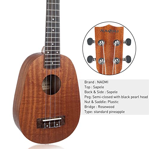 Ukulele 21 inch Ukulele Sapele Topboard Backboard Plastic Nut Rosewood Bridge Ukeleles for Toddlers Kid Guitar Musical Instrument Guitar (Size : 26 inches) (23 inches) - Les Beatles, Paul McCartney, John Lennon, RIngo Starr, George Harrison Ukulele 21 inch Ukulele Sapele Topboard Backboard Plastic Nut Rosewood Bridge Ukeleles for Toddlers Kid Guitar Musical Instrument Guitar (Size : 26 inches) (23 inches) – Image 3