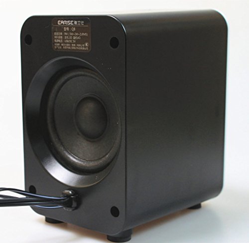 image for EARISE Q8 USB Powered 2.1 Stereo Computer Speakers with Subwoofer Whit