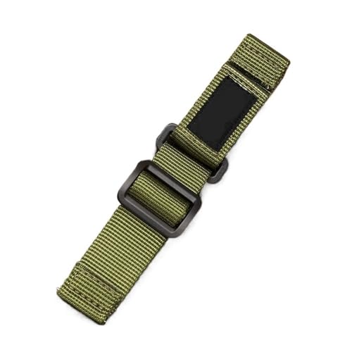 Bracelet de Montre Nylon 20mm 22mm 24mm Tissu Militaire Vert pour s-eiko