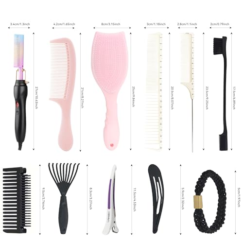 Plancha de Pelo Hot Comb con Kit Profesional miniatura 6