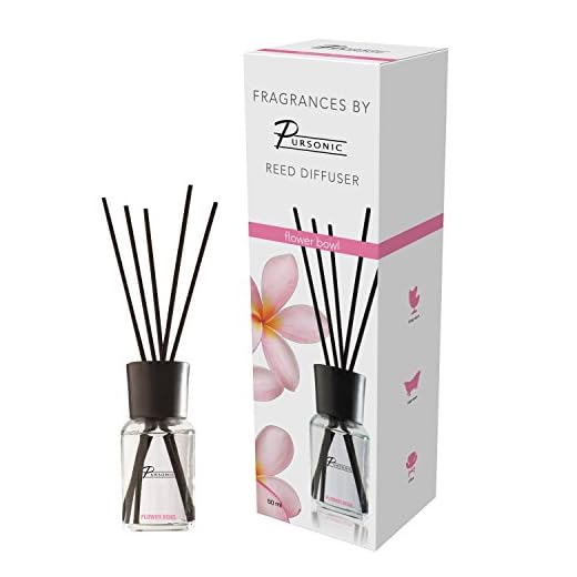 Pursonic Flower Bowl Reed Diffusers