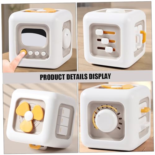 Toyvian cubo ocupado brinquedos montessori para crianças tabuleiro montessori ocupado cubo magico Br