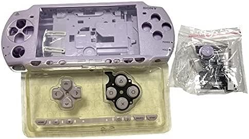Full Housing Shell Cover Case with Buttons Screwdrive for PSP 2000 2001 2002 2003 2004 Series Controller (Purple)